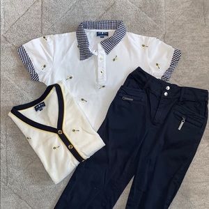 Blue Bears Boys Tennis Outfit - 3 piece